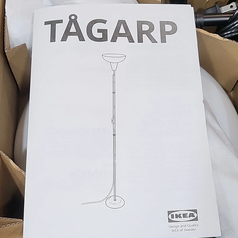 IKEA TÅGARP Floor Lamp - White